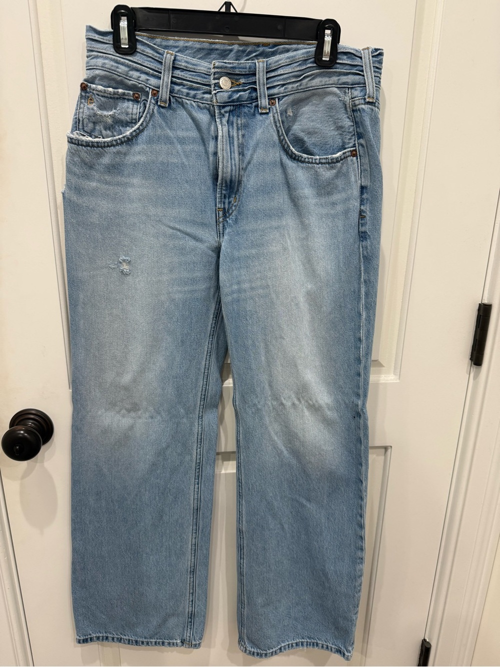 Etica Light Blue Wide-Leg Jeans
